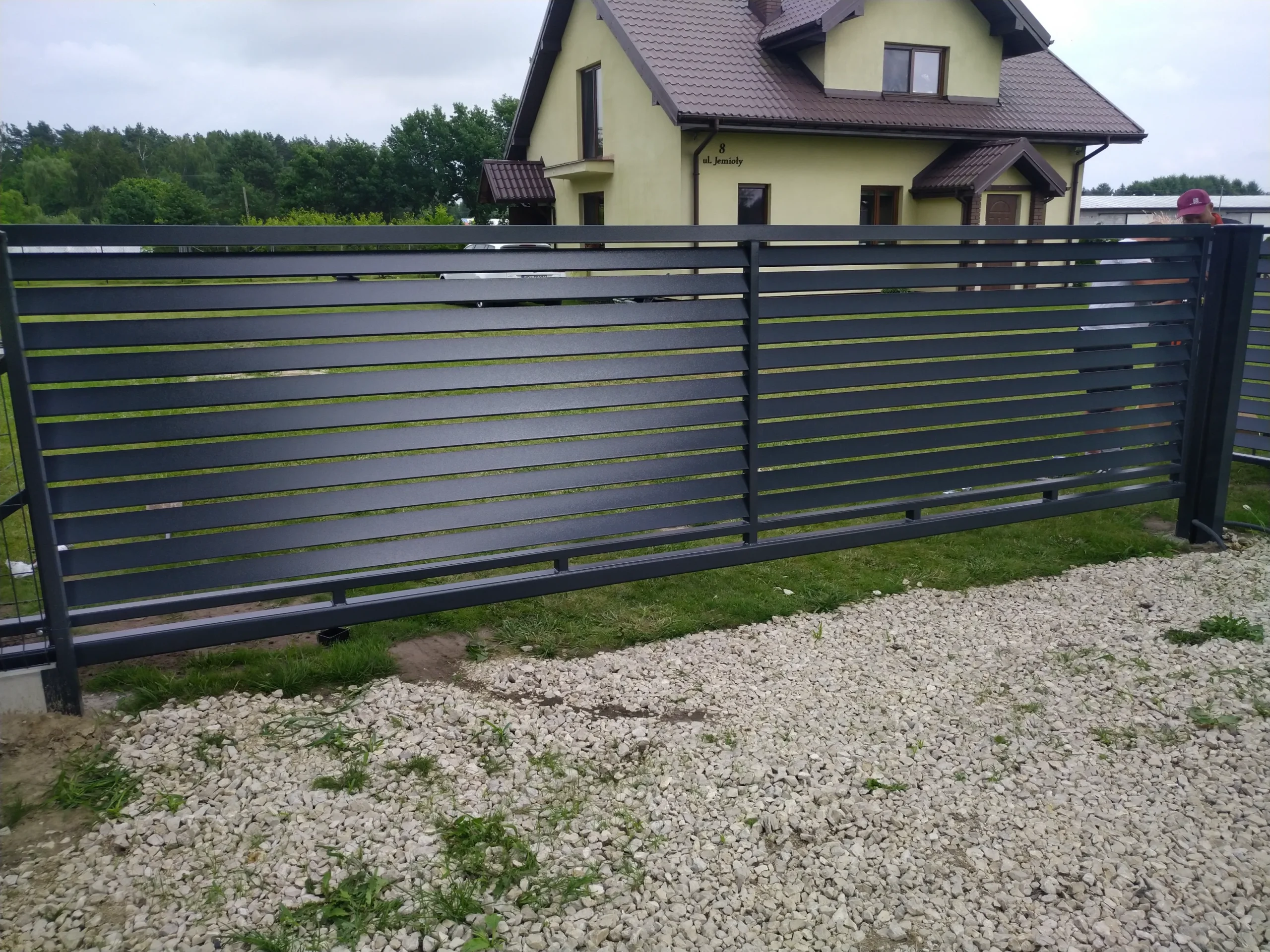 zdjęcie - ogrodzenie żaluzjowe